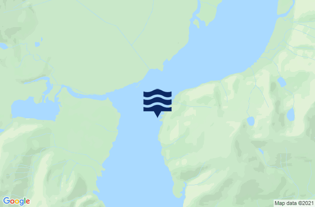 Mappa delle Getijden in 0.2 mile off Taku Point, United States