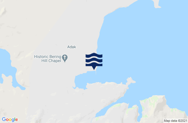 Mappa delle Getijden in Adak Island, United States