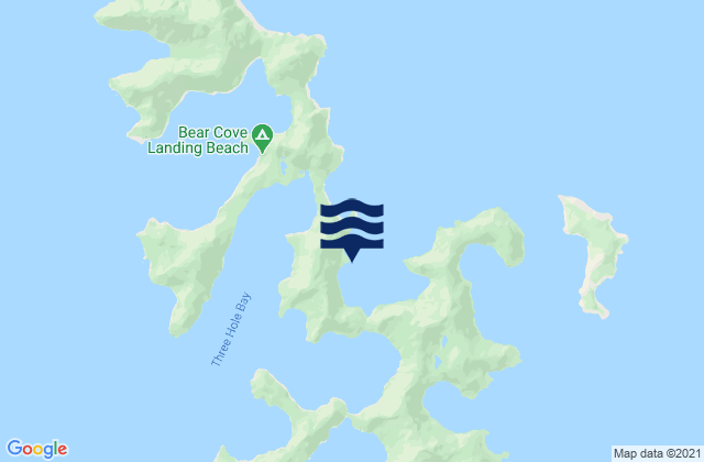 Mappa delle Getijden in Agnes Cove (Aialik Peninsula), United States