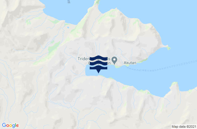 Mappa delle Getijden in Akutan Harbor (Akutan Island), United States