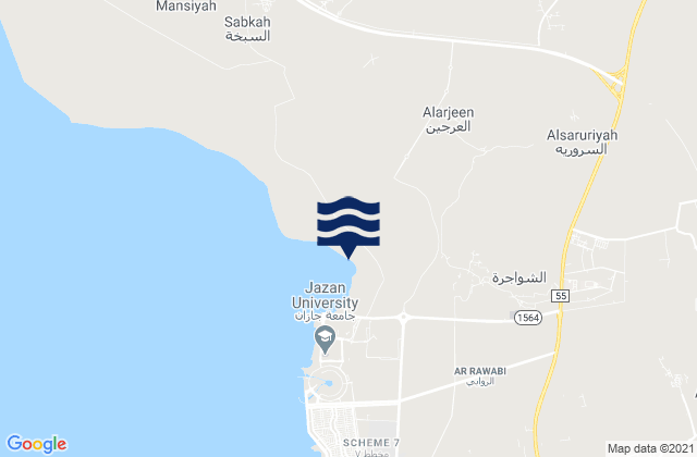 Mappa delle Getijden in Al ‘Īdābī, Saudi Arabia