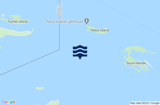 Mappa delle Getijden in Alden Point Patos Island 2 miles S of, United States