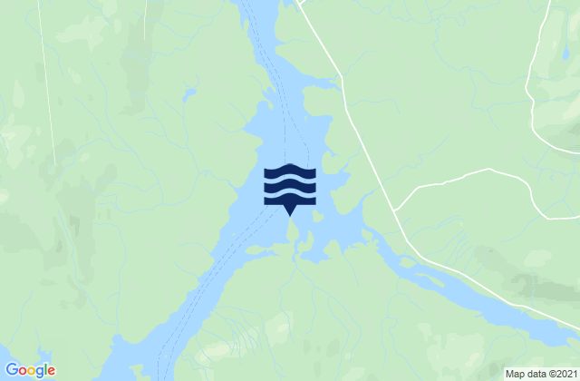 Mappa delle Getijden in Anchor Point, United States