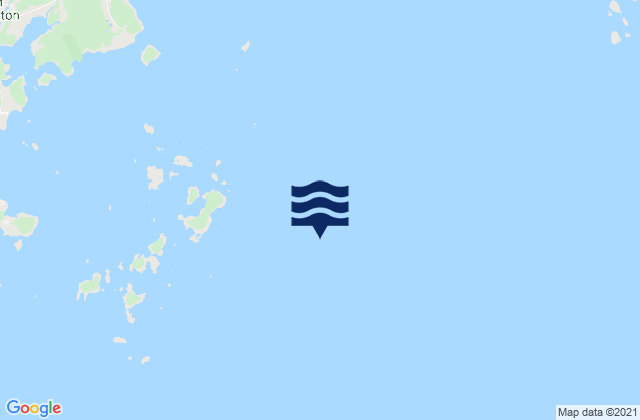 Mappa delle Getijden in Andrews Island ESE of, United States