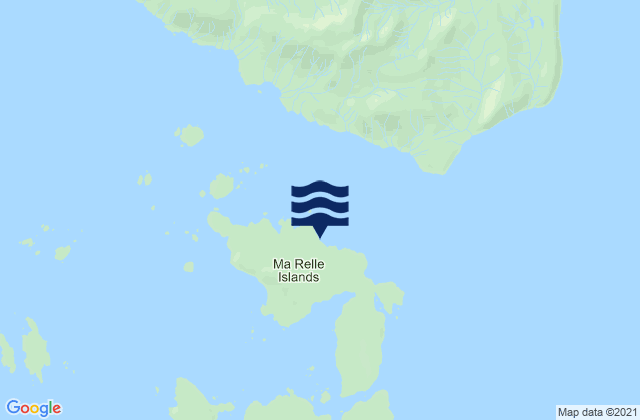 Mappa delle Getijden in Anguilla Island, United States