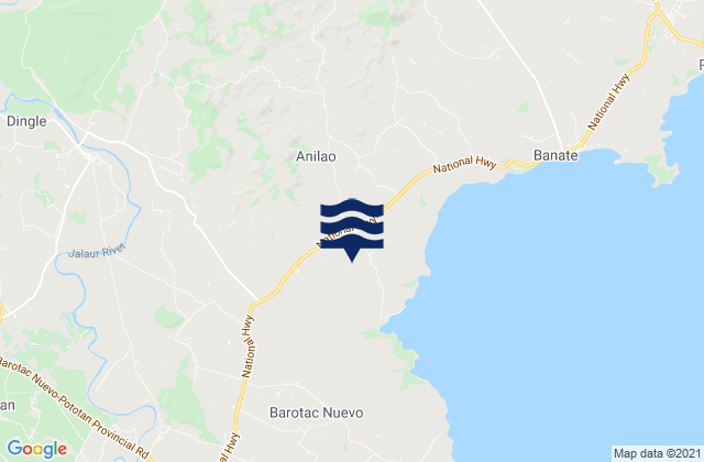 Mappa delle Getijden in Anilao, Philippines