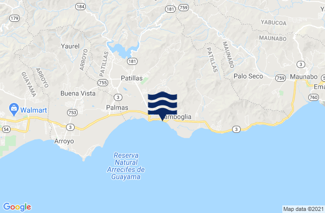 Mappa delle Getijden in Apeadero Barrio, Puerto Rico