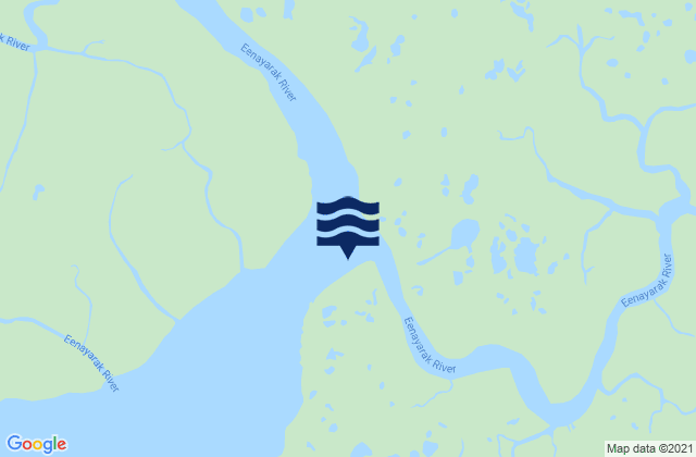 Mappa delle Getijden in Apokak Creek entrance, United States