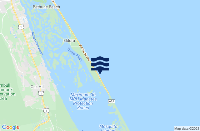 Mappa delle Getijden in Apollo Beach, United States