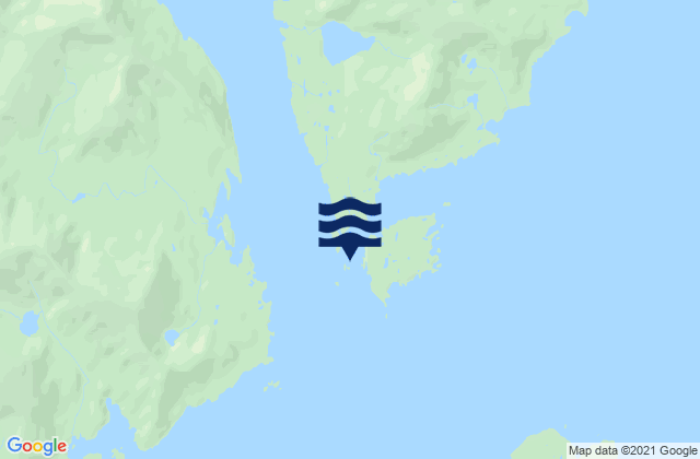 Mappa delle Getijden in Applegate Island, United States