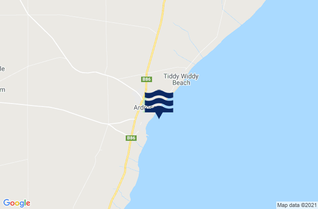 Mappa delle Getijden in Ardrossan, Australia