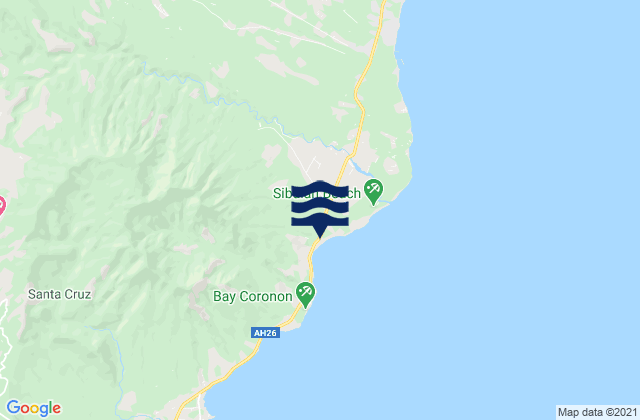 Mappa delle Getijden in Astorga, Philippines