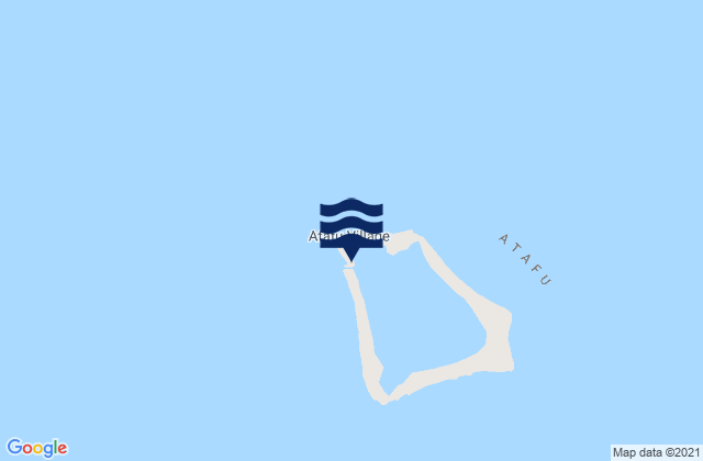 Mappa delle Getijden in Atafu Village, Tokelau