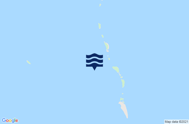 Mappa delle Getijden in Aur Atoll, Marshall Islands