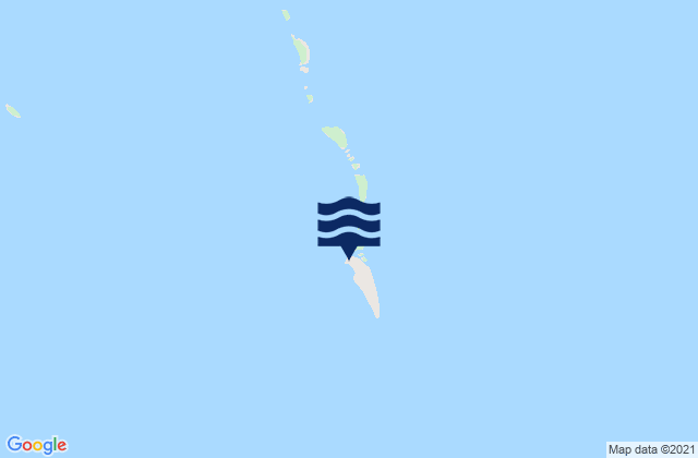 Mappa delle Getijden in Aur, Marshall Islands