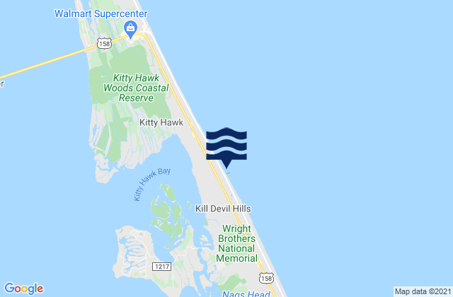 Mappa delle Getijden in Avalon Pier, United States