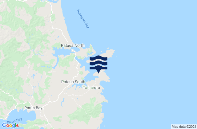 Mappa delle Getijden in Awahoa Bay, New Zealand