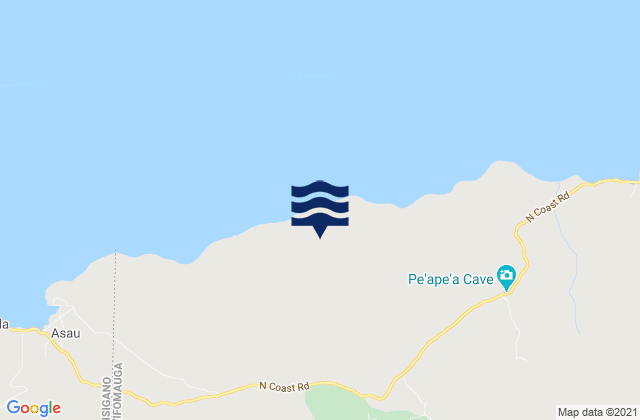 Mappa delle Getijden in A’opo, Samoa