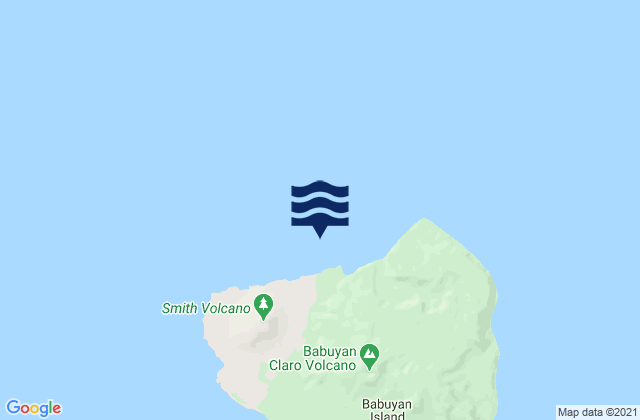 Mappa delle Getijden in Babuyan Island, Philippines