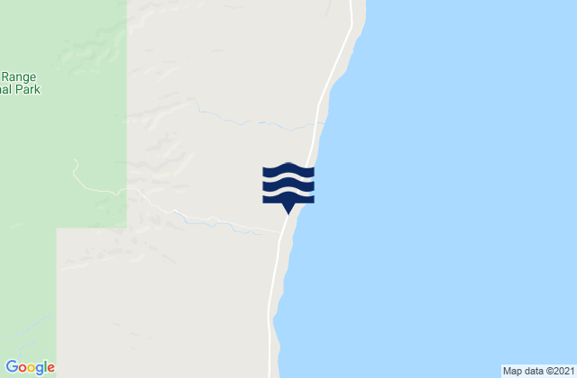 Mappa delle Getijden in Badjirrajirra, Australia
