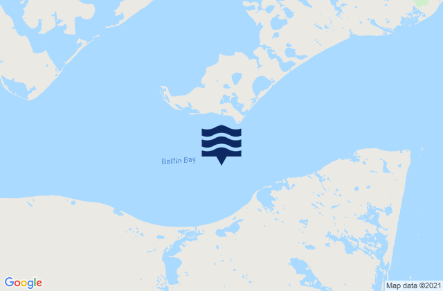 Mappa delle Getijden in Baffin Bay, United States