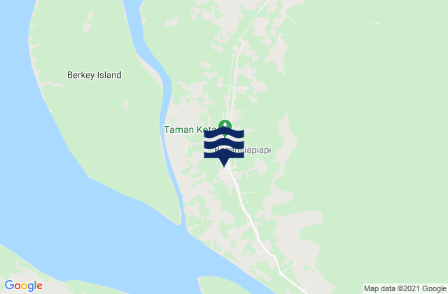 Mappa delle Getijden in Baganhulubaru, Indonesia