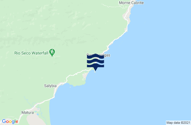 Mappa delle Getijden in Balandra, Trinidad and Tobago