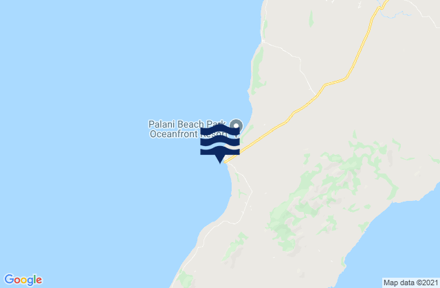 Mappa delle Getijden in Balud, Philippines