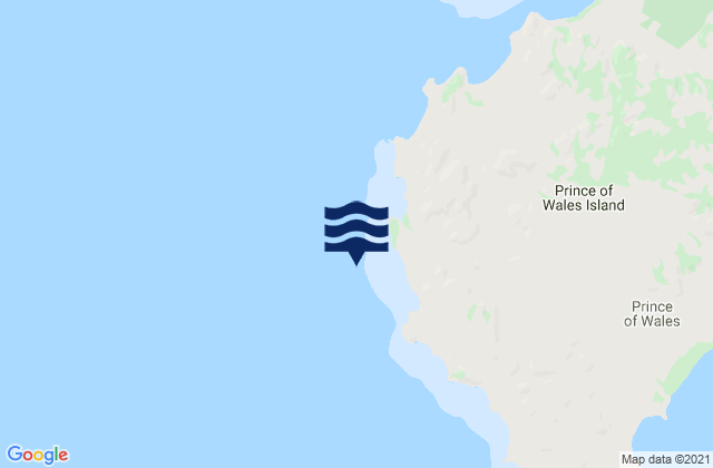 Mappa delle Getijden in Bampfield Head, Australia