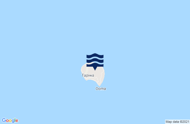 Mappa delle Getijden in Banaba, Kiribati