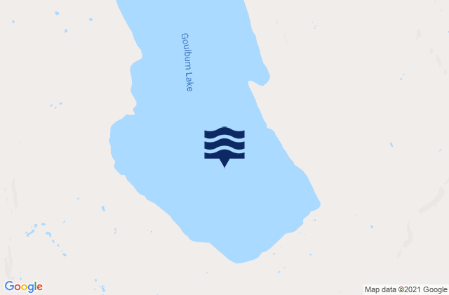 Mappa delle Getijden in Banks Peninsula, Canada