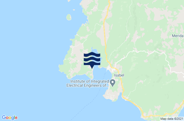 Mappa delle Getijden in Bantiqui, Philippines