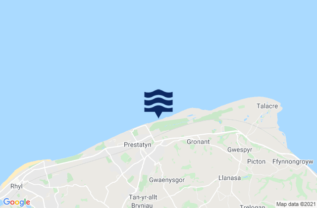 Mappa delle Getijden in Barkby Beach, United Kingdom