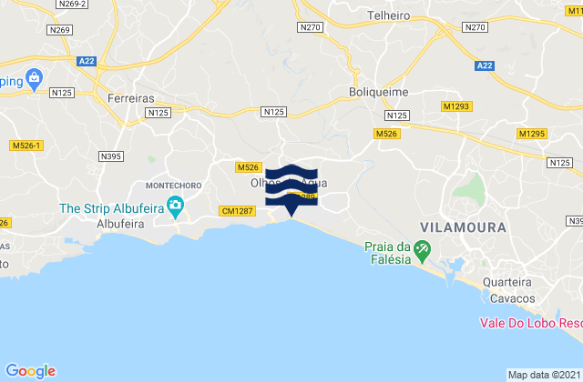 Mappa delle Getijden in Barranco da Belharucas, Portugal