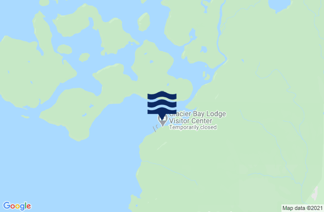 Mappa delle Getijden in Bartlett Cove, United States