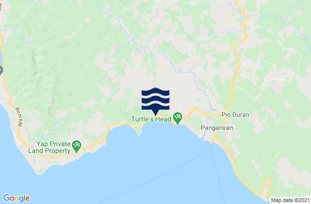 Mappa delle Getijden in Basicao Coastal, Philippines