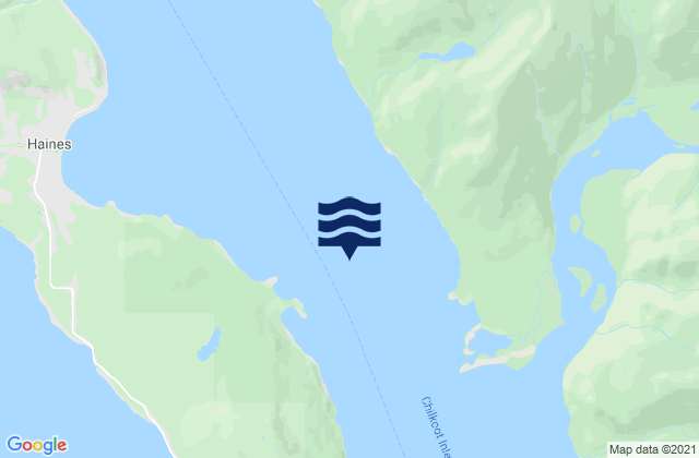 Mappa delle Getijden in Battery Point, United States