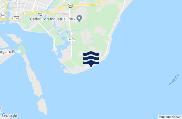 Mappa delle Getijden in Beach City, United States