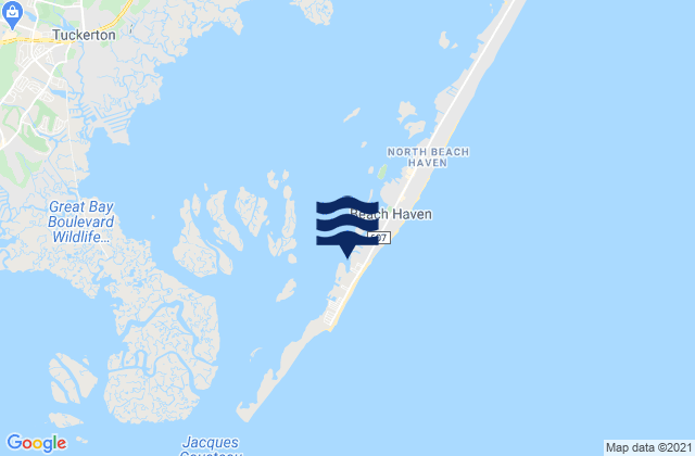 Mappa delle Getijden in Beach Haven Coast Guard Station, United States