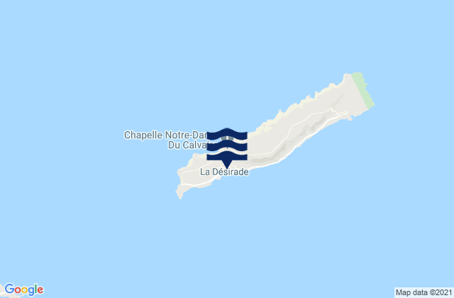 Mappa delle Getijden in Beauséjour, Guadeloupe