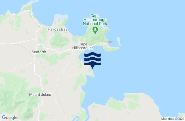 Mappa delle Getijden in Belmunda Beach, Australia