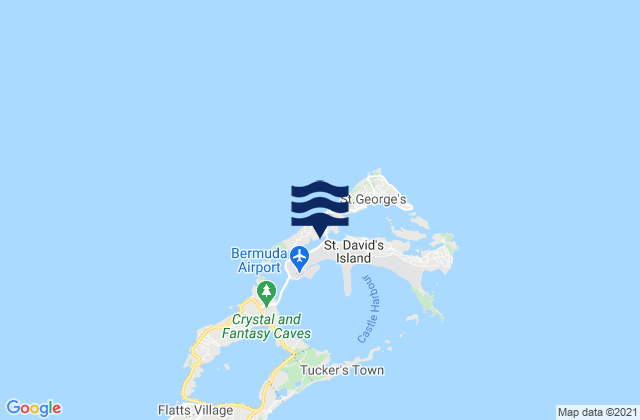 Mappa delle Getijden in Bermuda Biological Station, United States