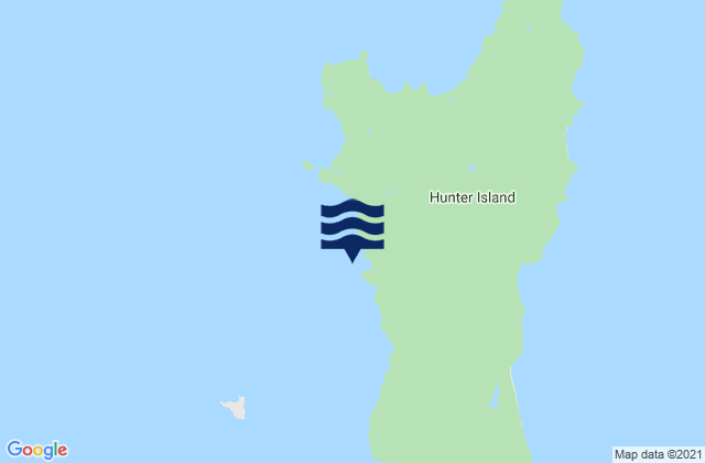Mappa delle Getijden in Big Duck Bay, Australia