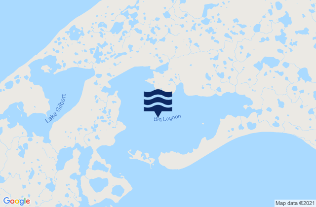 Mappa delle Getijden in Big Lagoon, United States