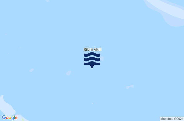 Mappa delle Getijden in Bikini Atoll, Marshall Islands
