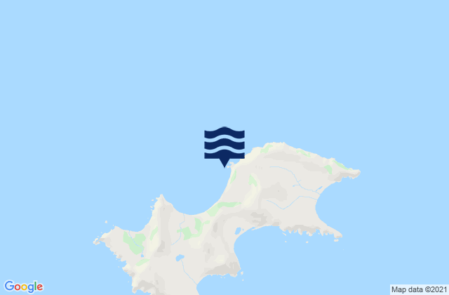 Mappa delle Getijden in Bird Island, United States