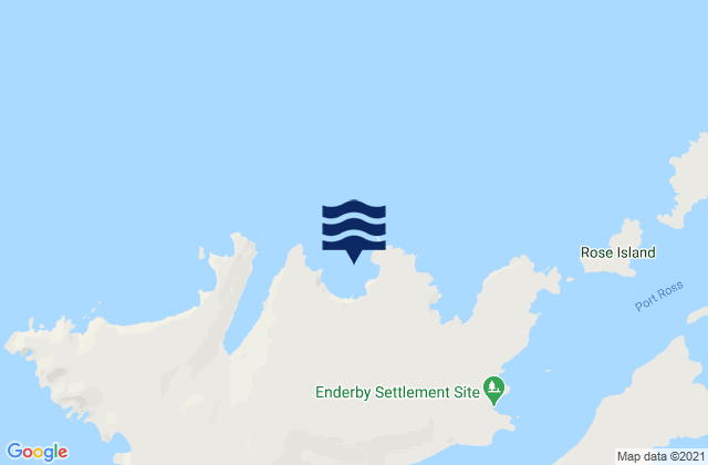 Mappa delle Getijden in Black Head, New Zealand