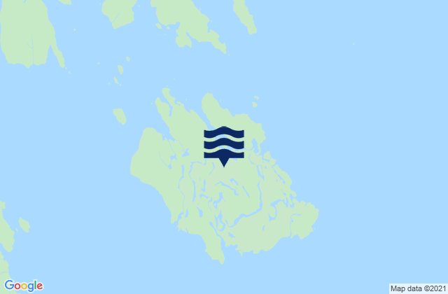 Mappa delle Getijden in Blashke Island, United States