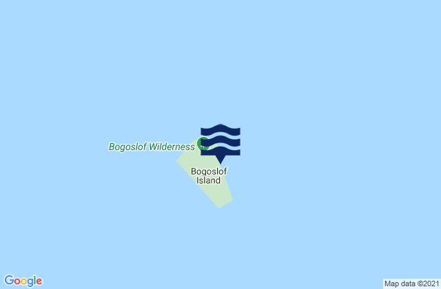 Mappa delle Getijden in Bogoslof Island, United States