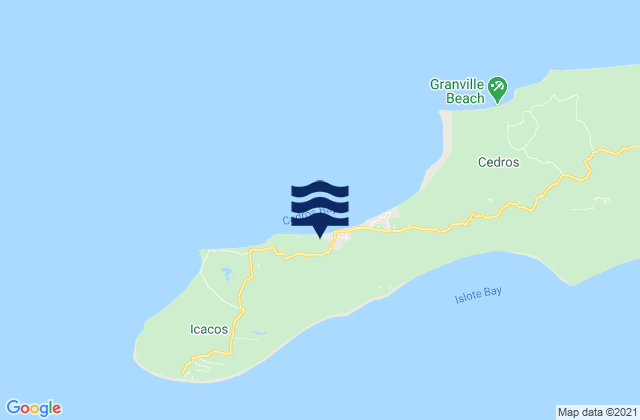 Mappa delle Getijden in Bonasse pier, Trinidad and Tobago